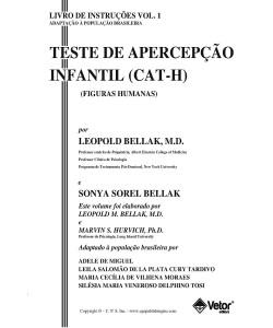 CAT H - Livro de avaliação cj c/25