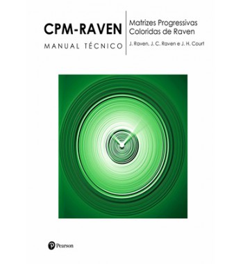 CPM RAVEN - Matrizes Progressivas Coloridas de Raven - Kit