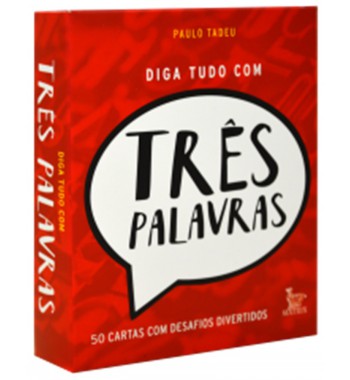 Diga tudo com três palavras