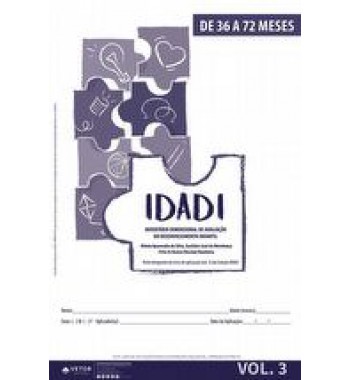 IDADI - Livro de Aplicação de 36 a 72 Meses - Vol. 3