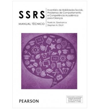 SSRS - Inventário de Habilidades Sociais, Problemas de Comportamento e Competência Acadêmica para Crianças - KIT