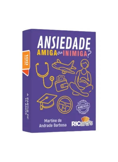 Ansiedade, amiga ou inimiga? 100 cards para identificar sintomas e lidar com essa emoção