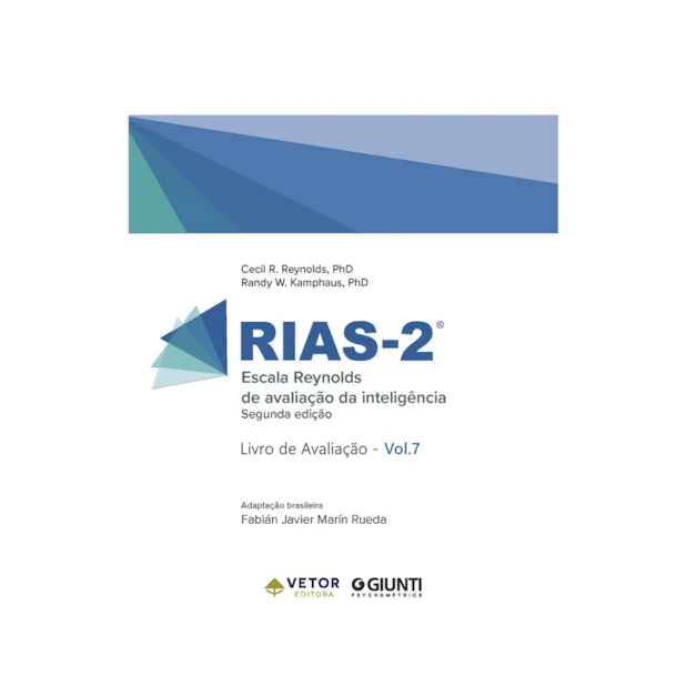 RIAS-2 - Livro de Avaliação C/10 - Vol. 7 RIAS-2 - Livro de Avaliação C/10 - Vol. 7