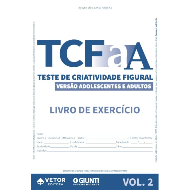 TCF-AA - Livro de Exercícios VOL.2